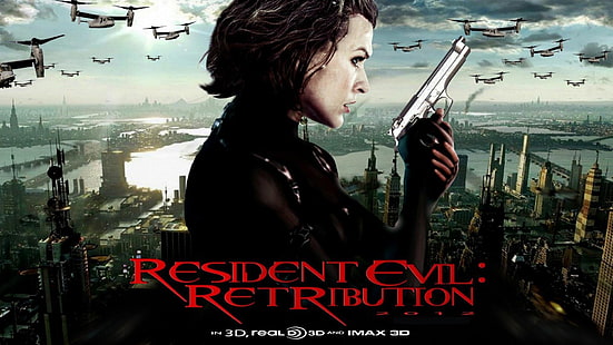 ภาพยนตร์ Resident Evil: Retribution, Milla Jovovich, วอลล์เปเปอร์ HD HD wallpaper