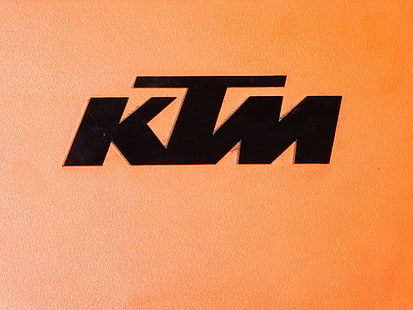KTM, logo, sepeda motor, Wallpaper HD HD wallpaper