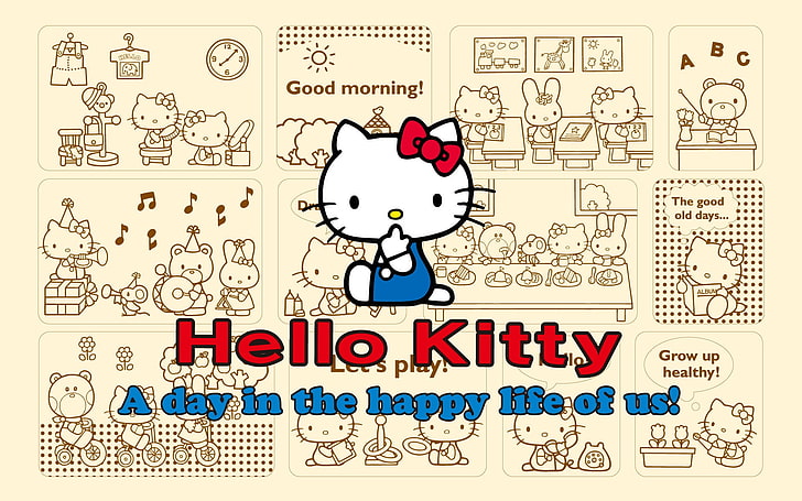 Hello Kitty 1920x1200 Anime Hello Kitty HD Art, Hello Kitty, Fondo de pantalla HD