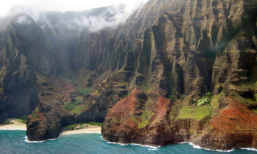 Na Pali, hawaii, park, national, nature, coast, 3d and abstract, HD wallpaper HD wallpaper