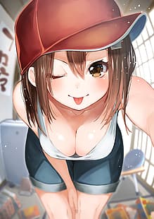 Kawakami Masaki, Dekolleté, große Brüste, HD-Hintergrundbild HD wallpaper