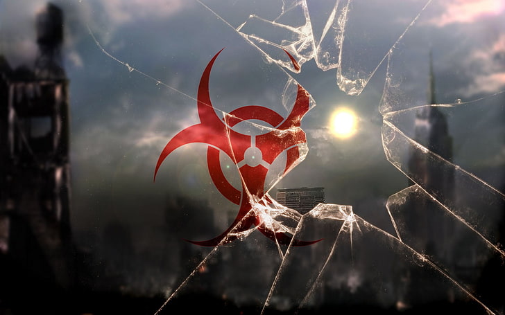 biohazard, Resident Evil, kaca, apokaliptik, Wallpaper HD
