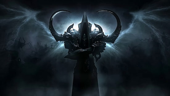 zırh illüstrasyon, video oyunları, Diablo III, Diablo 3 ile video oyunu karakteri: Reaper of Souls, 3D, fantezi sanat, Diablo, HD masaüstü duvar kağıdı HD wallpaper