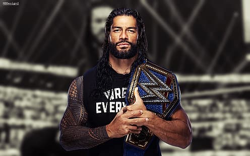WWE, Roman Reigns, pegulat, Wallpaper HD HD wallpaper
