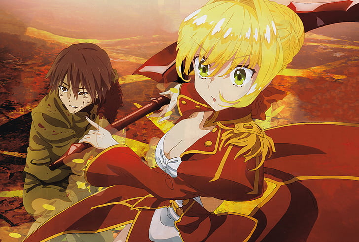 Fate Series, Fate/Extra, Hakuno Kishinami, Nero Claudius, HD wallpaper