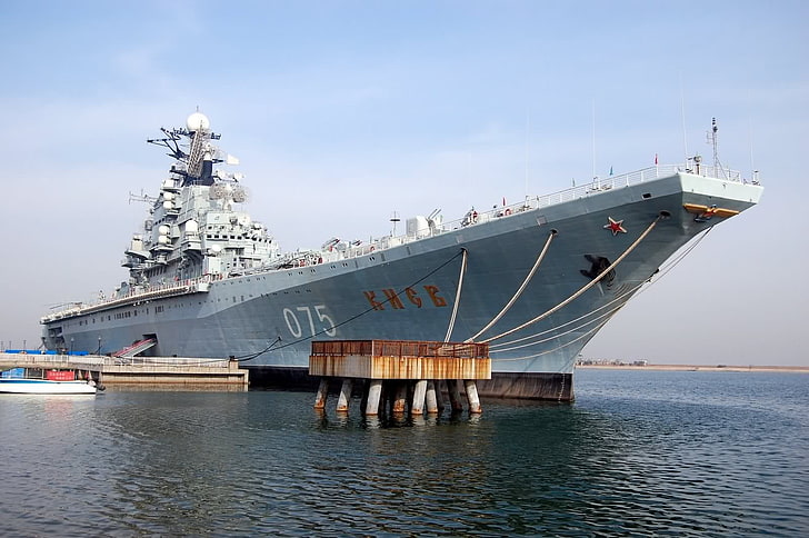 gray battleship, army, navy, ship, Russian Navy, vehicle, military, HD wallpaper