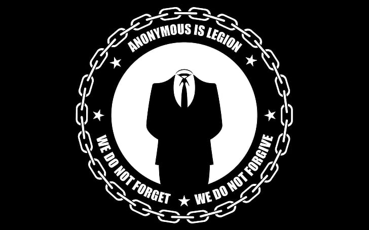 anonym, dator, hacker, legion, mask, offert, HD tapet