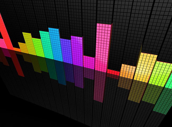 Colorful Equalizer, Aero, Colorful, equalizer, HD wallpaper