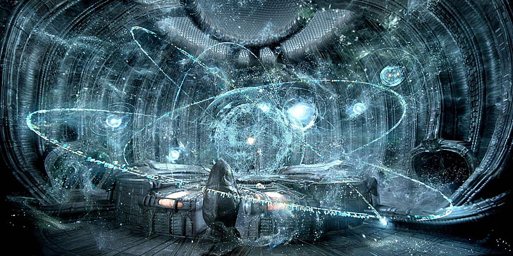 галактика цифровые обои, Прометей (фильм), научная фантастика, карта звездного неба, кино, HD обои