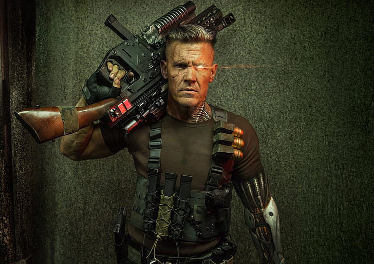 Deadpool 2, Josh Brolin, 2018, Cable, HD wallpaper
