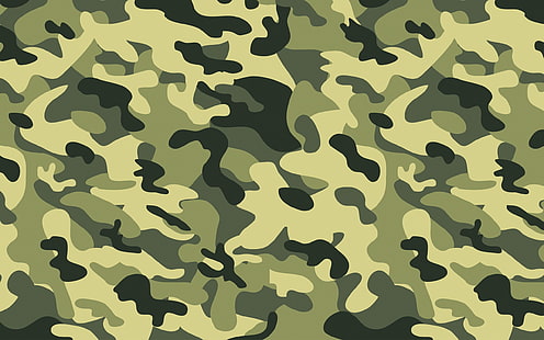 bakgrunder, kamouflage, grön, militär, HD tapet HD wallpaper