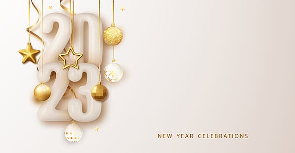  2023 (Year), New Year, Christmas, HD wallpaper HD wallpaper