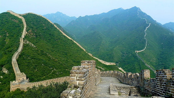 Monuments, grande muraille de Chine, Chine, Fond d'écran HD