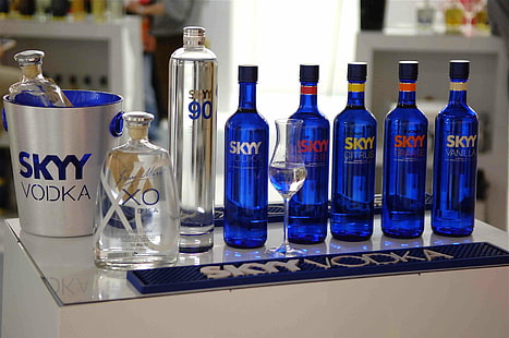 alcool, ciel, vodka, Fond d'écran HD HD wallpaper