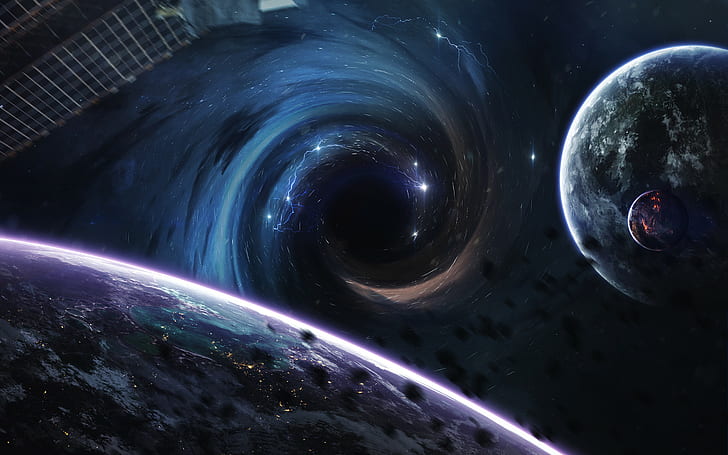 2048x1280 px Black Hole. Abstract Space Wallpaper. Universe Filled With Stars Video Games XBox HD Art , 2048x1280 px, Black Hole. Abstract Space . Un, HD wallpaper