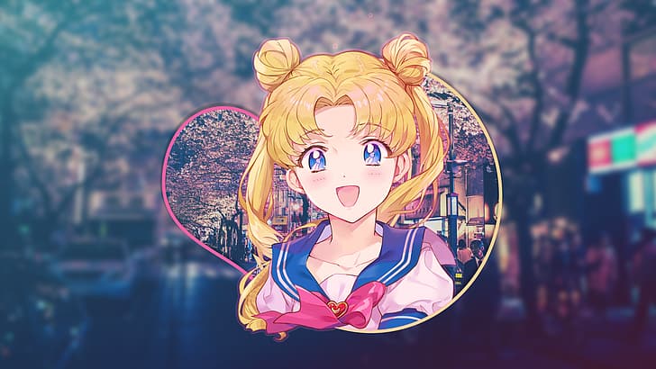 Sailor Moon, Usagi Tsukino, Japonia, Tapety HD