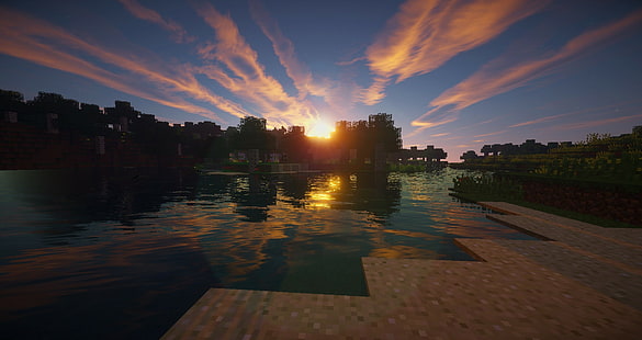 Minecraft, shadery, gry wideo, Tapety HD HD wallpaper