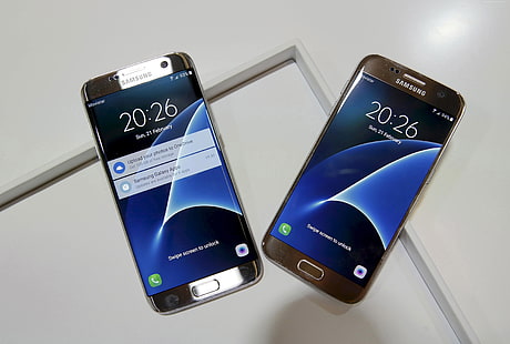 recension, Bästa smartphones 2016, mwc 2016, Samsung Galaxy S7, Galaxy s7 edge, HD tapet HD wallpaper