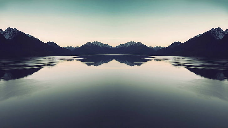 Danau, Gunung, Pemandangan, danau, gunung, pemandangan, Wallpaper HD