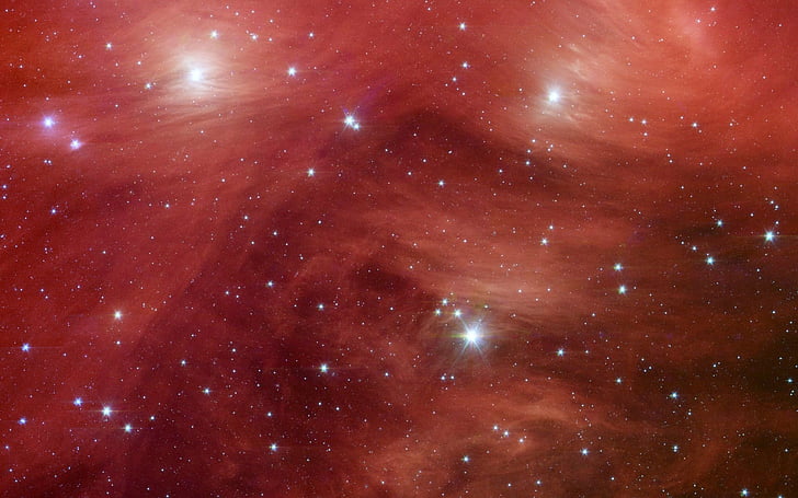 Fi Sci, Nebula, Pleiades, Cluster Bintang, Bintang, Wallpaper HD