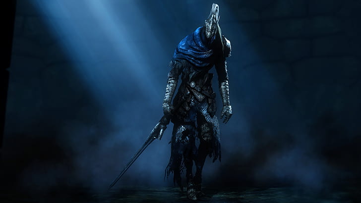 Knight Artorias in Dark Souls 4K, Dark, Knight, Souls, Artorias, Sfondo HD