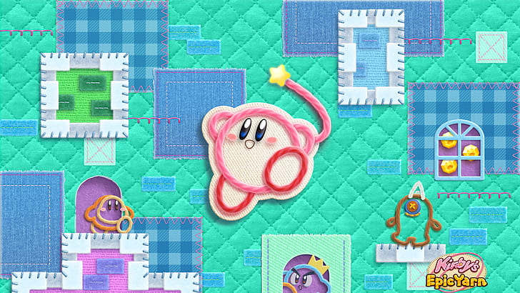 Kirby, Kirby's Epic Yarn, Sfondo HD