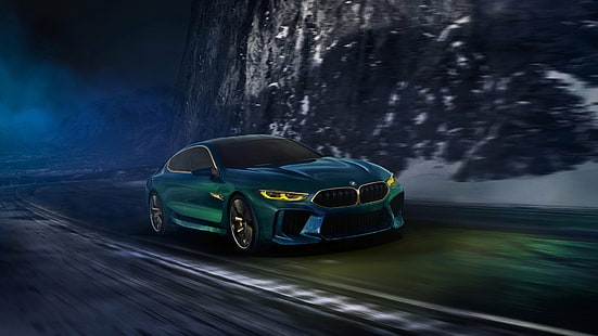 BMW, BMW M8 Gran Coupé, Fondo de pantalla HD HD wallpaper