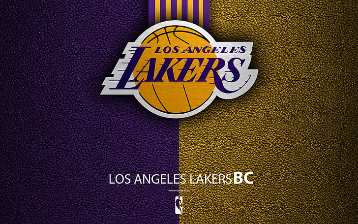 Basket, Los Angeles Lakers, logotyp, NBA, HD tapet