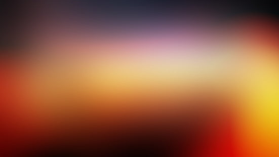 赤、黄、オレンジ、光、色、ぼやけ、ぼやけ、ぼやけ、 HDデスクトップの壁紙 HD wallpaper