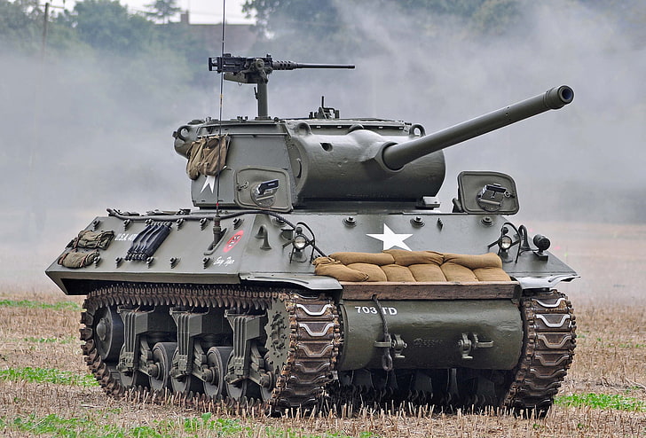 tank fighter, (SAU), The second world war, M36, 90 mm, self-propelled gun, Jackson, HD wallpaper