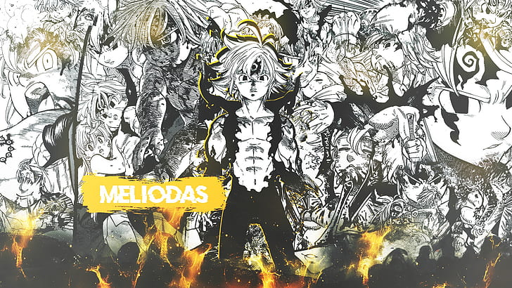 Anime, The Seven Deadly Sins, Meliodas (The Seven Deadly Sins), HD tapet