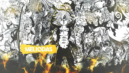 Anime, The Seven Deadly Sins, Meliodas (The Seven Deadly Sins), HD tapet HD wallpaper