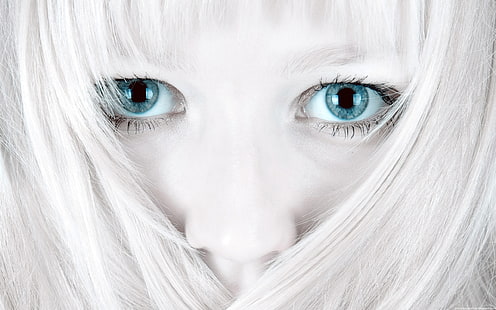 Blue Eyes Girl ، زرقاء ، فتاة ، عيون ، فاتنة وفتيات ساخنة، خلفية HD HD wallpaper