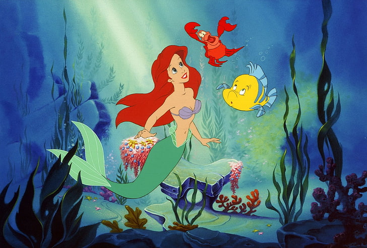 The Little Mermaid, Mermaid, HD wallpaper