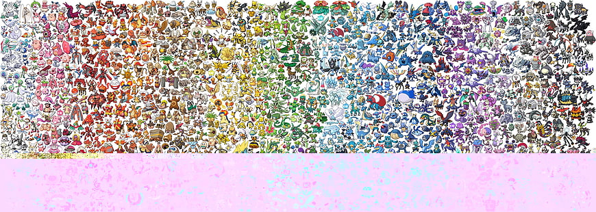 Покемон, видеоигры, пиксель арт, HD обои HD wallpaper