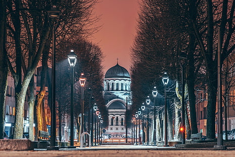Litauen, Kaunas, Domgasse, HD-Hintergrundbild HD wallpaper