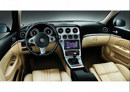 alfa romeo 159 interior, coche, Fondo de pantalla HD HD wallpaper