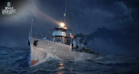 Meer, Schiff, Zerstörer, World of Warships, Die Welt der Schiffe, Tachibana, HD-Hintergrundbild HD wallpaper