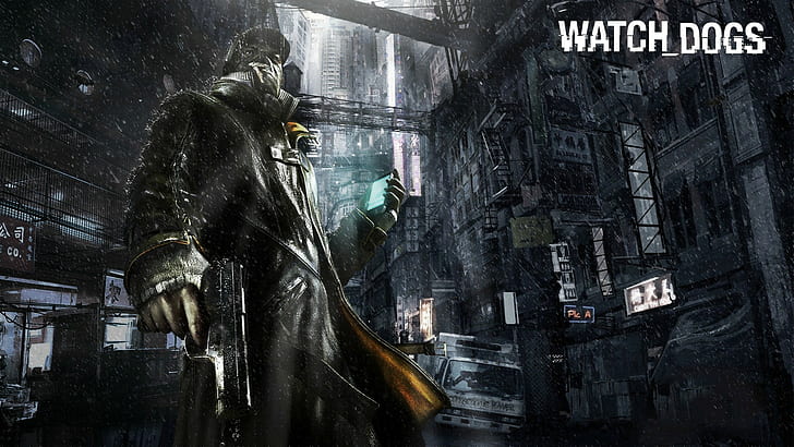 Video Game, Watch Dogs, Aiden Pearce, Wallpaper HD