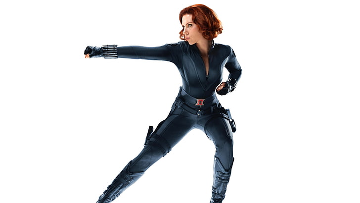 ملصق Blackwidow لشخصية Marvel ، سكارليت جوهانسون ، Black Widow ، Avengers ، 8K، خلفية HD