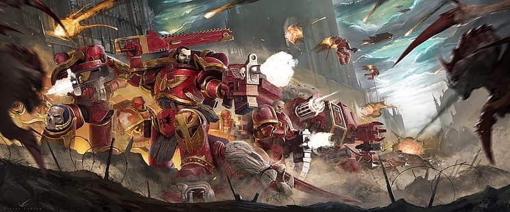  Warhammer 40,000, Blood Angels, HD wallpaper HD wallpaper
