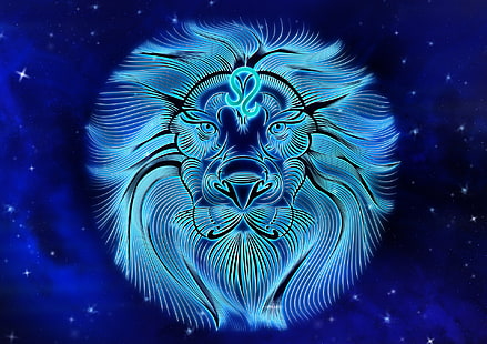  Artistic, Zodiac, Horoscope, Leo (Astrology), Zodiac Sign, HD wallpaper HD wallpaper