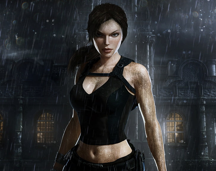 Tomb Raider Underworld Doppelganger, Lara Croft illustration, Games, Tomb Raider, HD wallpaper