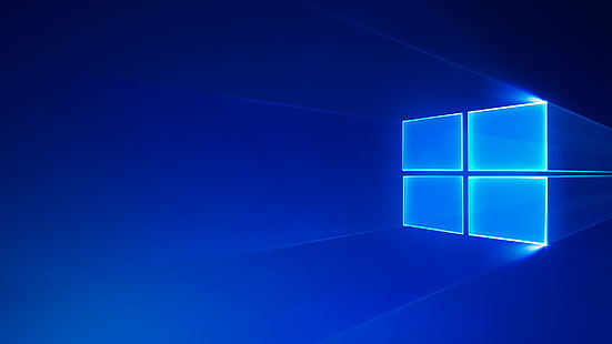 Windowsロゴ、Windows 10 S、ストック、ブルー、HD、4K、 HDデスクトップの壁紙 HD wallpaper