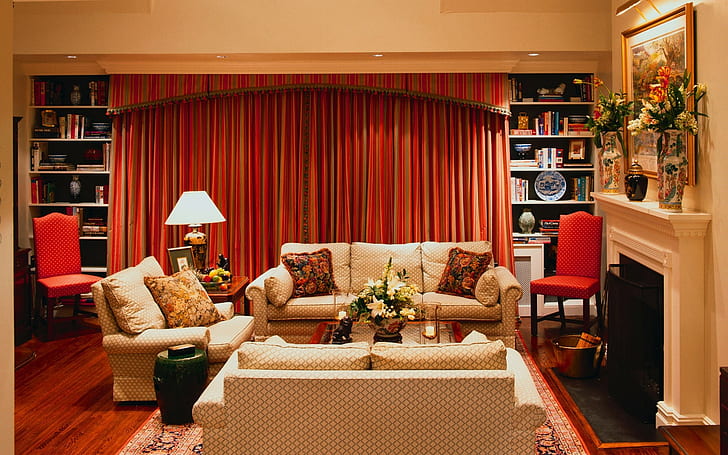 Living room, Furniture, Cosiness, Style, Comfort, HD wallpaper
