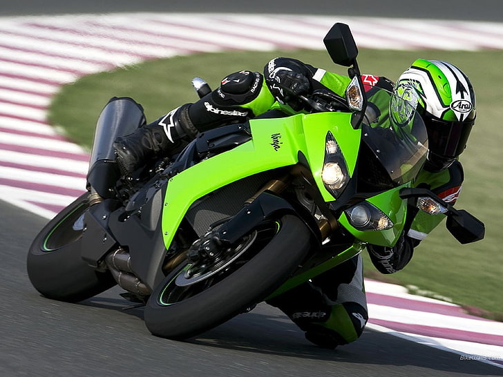 Kawasaki, motocicleta, Kawasaki ninja, Fondo de pantalla HD