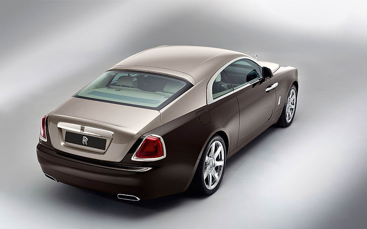 2014 Rolls-Royce Wraith Auto HD Desktop Wallpaper .., gold coupe, HD wallpaper