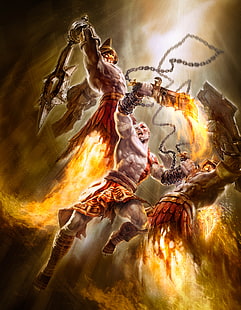 งานศิลปะเทพเจ้าแห่งสงคราม 3512x4520 วิดีโอเกม God of War HD Art, อาร์ตเวิร์ค, God of War, วอลล์เปเปอร์ HD HD wallpaper