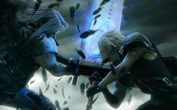 Final Fantasy, Final Fantasy VII: Adventskinder, Wolkenstreit, Sephiroth (Final Fantasy), HD-Hintergrundbild