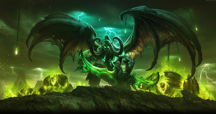 ПК, MMORPG, Лучшая игра, фэнтези, World of Warcraft: Legion, HD обои